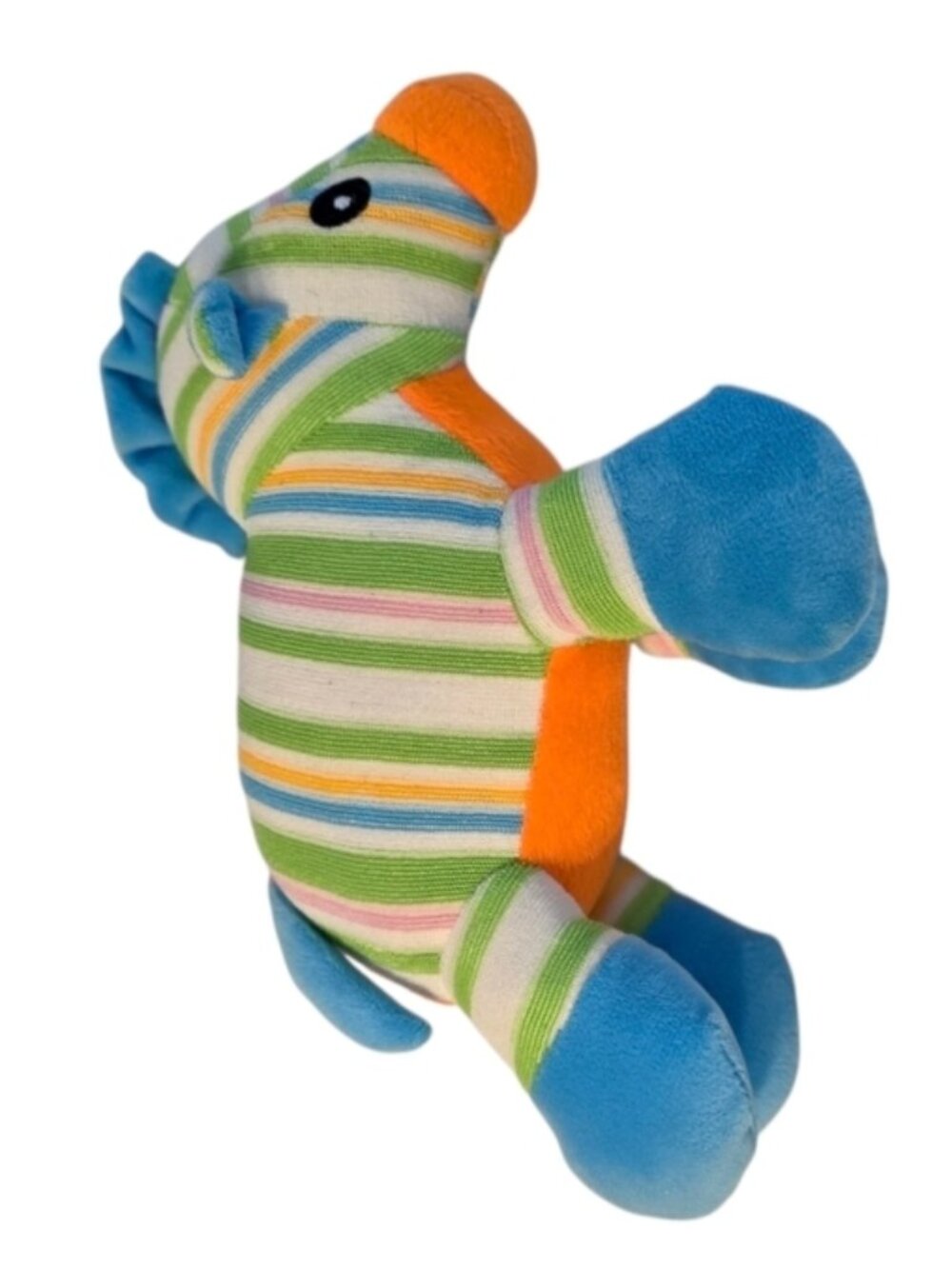 Colorful Striped Plush Toy Horse Stuffed Animal Plushie Lovie Gift